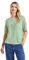 Street One Damen A322706 T-Shirt mit Folien-Wording, Soft Jade Green, 34