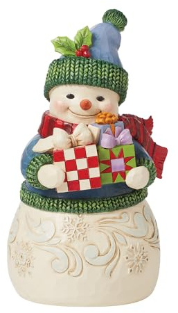 Heartwood Creek by Jim Shore Figurine Bonhomme de Neige avec Cadeaux