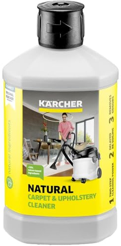 KÄRCHER Detergente naturale per tappeti 519N, adatto per la pulizia di moquette, tappezzeria, sedili auto, materassi e superfici imbottite
