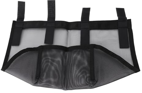 Fydun Cómoda Cubierta Nasal de Malla para Caballo para Protección contra Moscas, Máscara Ajustable para Moscas para Ganado con Diseño Fácil de Usar