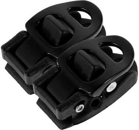 DOITOOL Hebillas de Repuesto para Patines de Ruedas 2 Piezas, Cierre en Negro, Ajuste Seguro y Resistente, Accesorios Compatibles para Patinaje en Línea Ruedas