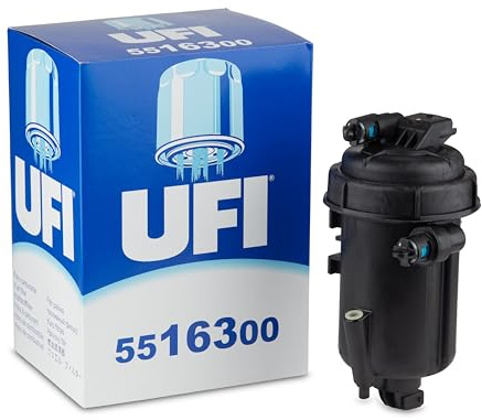 UFI Filters, Filtro Gasoil 55.163.00, Filtro de Combustible Diésel de Recambio, Apto para Coches, Apto para Modelos de Chevrolet, Opel y Vauxhall