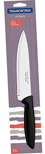 Tramontina Cuchillo Chef en Acero Inoxidable y Mango de Polipropileno Plenus 18 cm