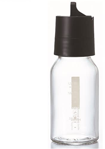 Hario Flip-Top Dressing Bottle, 120ml, Black