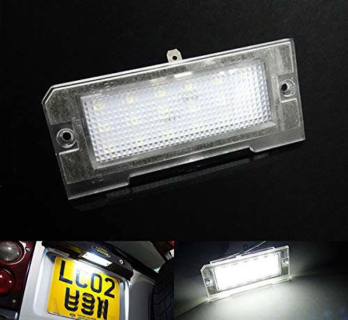 1 luce LED per targa bianca Canbus per 1998-2006 LR Freelander MK I L314