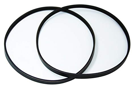 BQingWay 2pcs 3 nervuré en Caoutchouc Courroie de Remplacement 3PJ605 V-Belt for dégauchisseuse raboteuse Einhell TH-SP-204 W588 Erbauer ERB052BTE