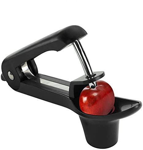 CHUANGOU Deshuesador Cerezas y Aceitunas, Saca Huesos De Cerezas Y Aceitunas Quita Huesos, Corer Pitter Herramienta para Hacer Pastel de Cerezas, Mermelada, Jugo.