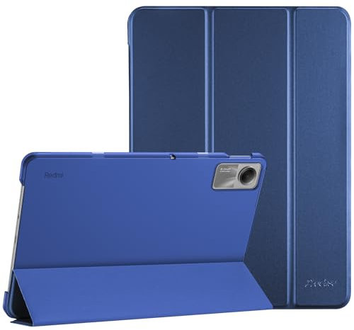 ProCase Hülle für Xiaomi Redmi Pad SE 11 Zoll 2023, Dreifache Schutzhülle Case für 11 Redmi Pad SE, Dünn Leicht Smart Cover mit Translucent Frosted Rückhülle Kompatibel mit Redmi Pad SE -Navy