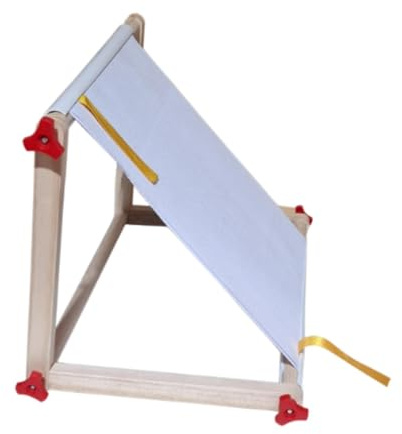 predolo Bastidor de Punto de Cruz, Soporte de Mesa para Bordado, Soporte de Aro de Punto de Cruz de Madera para Estudio, Oficina, Acolchado, Punto de Cruz, Co, PP Nut, Individual