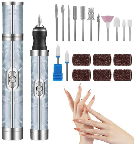 Electric Nail File for Thick Toenails Grinder Portable Rechargeable