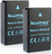 2X Blumax EN-EL20 Akku kompatibel mit Nikon DL 24-500 1 AW1 J1 J2 J3 S1 V3 COOLPIX A - Blackmagic Pocket Cinema 800mAh 7,4V 5,9Wh
