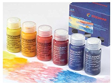 STOCKMAR Aquarellfarben Set A mit 6 Farben à 20 ml