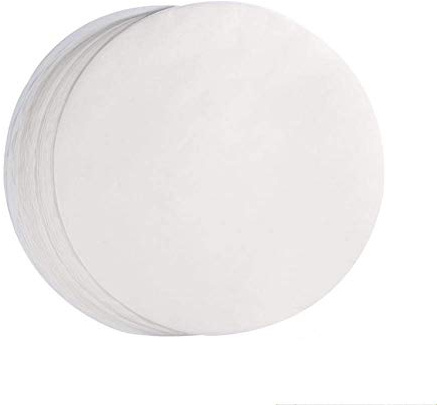 Fdit 100Pcs Non-Stick Round BBQ Paper Baking Sheets, Parchment Liners for Grilling and Cooking, 11 Inch Barbecue Tin Foil Paper for Grill Line Cook Outdoor BBQ