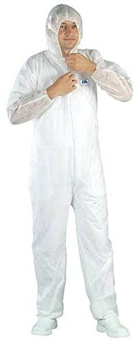 Combinaison de Protection avec Cagoule Tidy Professional White SPP (Lot de 50)