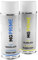 MG PRIME Sprühdosen Set RAL 9006 Weissaluminium Metallic/White aluminium matt Basislack Klarlack Spraydose 400ml