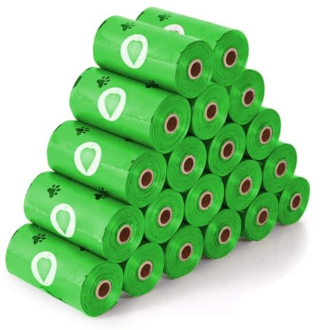 LinkRich Dog Poo Bags, 36 Rolls, 540 Counts, 32x23CM Biodegradable and Compostable Poop Bags, Extra Thick, Leak Proof, Scented Dog Waste Bags for Pet Dogs and Cats