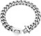 YOTHIWAD Hundehalsband aus Metall mit Sicherer Schnalle,Ketten Halsband Hund, Kubanische Gliederkette, Edelstahl Starke Schwerlast kaubeständig Gehtrainingshalsband für Hunde（55cm）