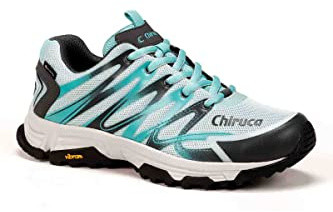 Zapatillas chiruca Marbella 11 Gore-Tex para Mujer,treking,Senderismo y montaña, Color Gris/Turquesa (Gris, Numeric_38)