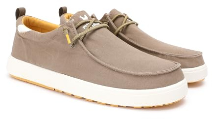 WALK IN PITAS | Biarritz | Mocassini Uomo per L'Estate | Scarpe da Barca Estive | Sportive Uomo | Sneakers Casual | Scarpa da Vela | Calzatura Senza Lacci | Scarpe Walkinpitas | Taupe 44