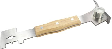 Stockmeißel Pro mit Wabenheber und Holzgriff für Imker Imkerei Bienen