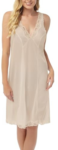 Marlon Tilly Full Slip para Mujer, Beige, 42
