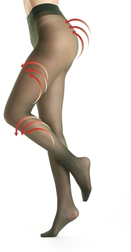 Gi&Gi Collant pour Femme 70 DEN, Chaussettes pour Femme avec Compression Dégressive N.3310, XL