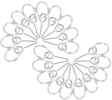 POPETPOP 20pezzi Connettori Per Tende Da Esterno Accessori Per Campeggio Anelli Per Cavi Resistenti Per Escursionismo e Attività Outdoor Facili Da Installare e Leggeri