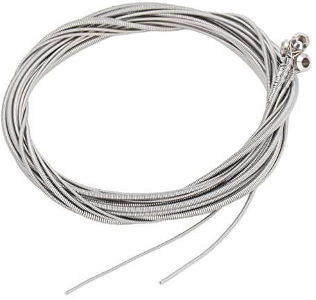 Yosoo Health Gear Cuerdas de bajo de Acero de 4 Piezas, Juego de Cuerdas de bajo Eléctrico de 4 Cuerdas de Repuesto para Músicos