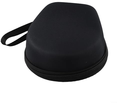 EVA hårt resefodral för benlednings hörlurar, lätt skyddande förvaringsväska kompatibel med olika märken och stilar, kompakt 12 x 7 x 2 cm svart bärväska