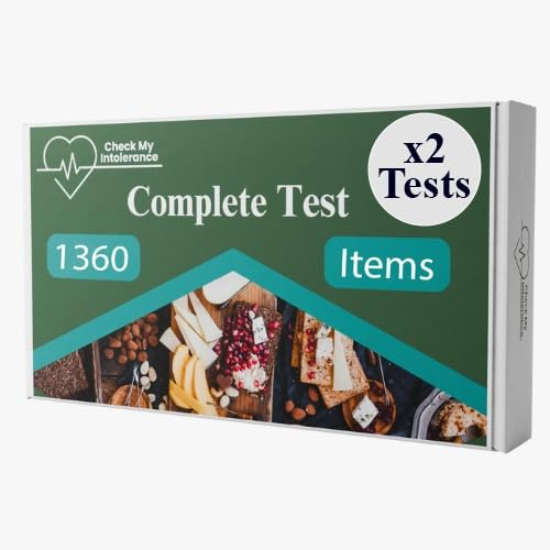Food Intolerance Test for 2 | 1360 Item Test | Non-Invasive Hair Sample | Personalised Results Report in 3 Days | UK Based