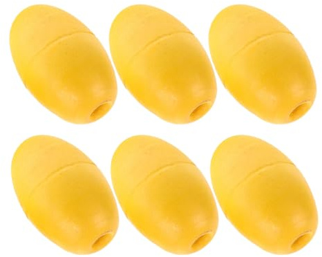 Veemoon Lot de 6 Bouées d'ancrage Jaunes pour Kayak et Yacht, Flotteurs Marins Étanches, Stabilisateurs D'amarrage Frein de Dérive, Accessoires Nautiques pour Sports de Plein Air