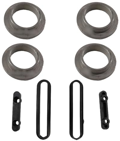 Marel Shop® - Kit Quattro Boccole Supporto Gommino Due Guide Scorrevoli per Macchina caffè compatibile con Frog Didiesse