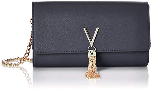 Valentino Damen Divina Sa Pochette, Blau (Navy)