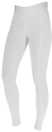 Covalliero Reithose ClassicStar weiß Turnier Kinder und Jugendliche, Größe:128/134