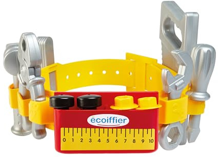 Jouets Ecoiffier -2418 - Malette Ceinture à Outils - Jeux d'imitations pour Enfants - Dès 18 Mois - Fabriqué en France