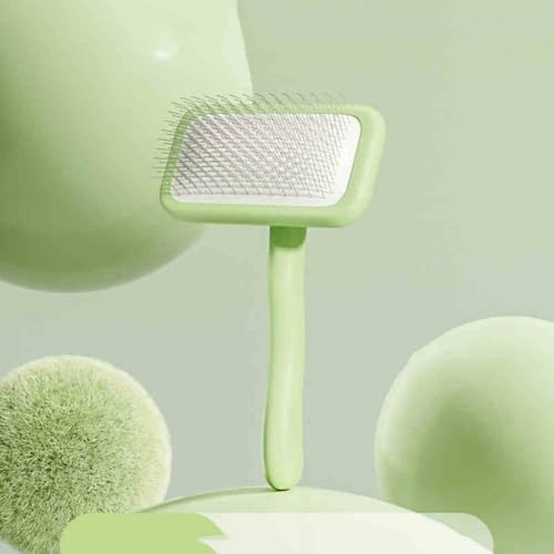 Sheepskin Brush, Air Cushion Needle Comb Wool Carders Fur Care Special Brush Carding Carding Comb Brushes Pet grooming device (Mint Green Small)