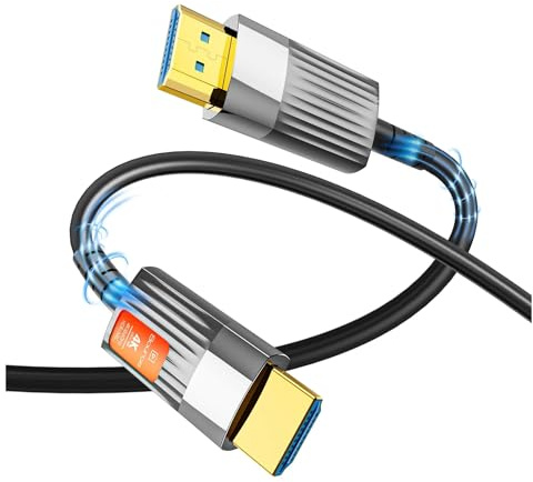 8K HDMI 2.1 Fiberoptisk Kabel CL3-klassad 48 Gbps 8K@60 4K@120Hz/144Hz HDMI 2.1-kablar EARC HDCP 2.2 Och 2.3 For Xbox/PS5 TV-projektor.(100m)