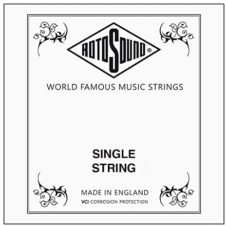 Rotosound Strings for Electric Bass ROTO SINGLE STRINGS ROUNDWOUND .125w/3.17mm wound RBL125