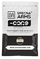 Specna Arms Premium Airsoft Balls 0.20 g BB Bag with 5000 Pieces White 6 mm Airsoft BBS