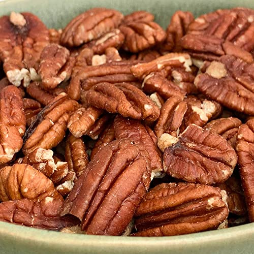 NULTHY 1kg - Nueces Pecanas, Frutos Secos Naturales, Mitades de Nuez Americana, Snack Energético