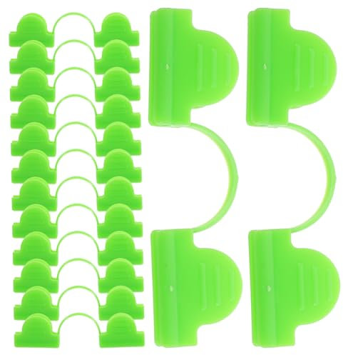 CIYODO 50 Stück Gewächshausclips Gartenclips Kunststoffclips Für Befestigung Fixklammern Folienklammern