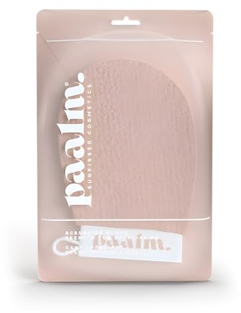 Paalm | Exfoliant - Prépare et Purifie la Peau, Lavable et Réutilisable, Idéal pour Application Autobronzante Uniforme