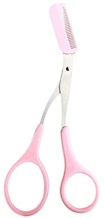 Forbici per sopracciglia Pettine in acciaio inox per sopracciglia Forbici per capelli Forbice per modellare per toelettatura Trimmer Trucco Accesso