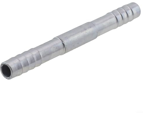Accesorio de púas de aluminio para conector de empalme recto de manguera de A/C, tamaño 8 de 17 mm (11 mm)