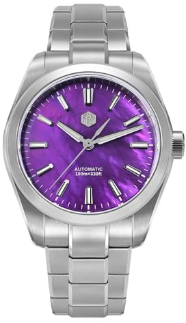 TACTICAL FROG San Martin SN0144GX - Reloj de pulsera para hombre, movimiento automático 9015, 39 mm, cristal de zafiro, 10 bares, esfera azul