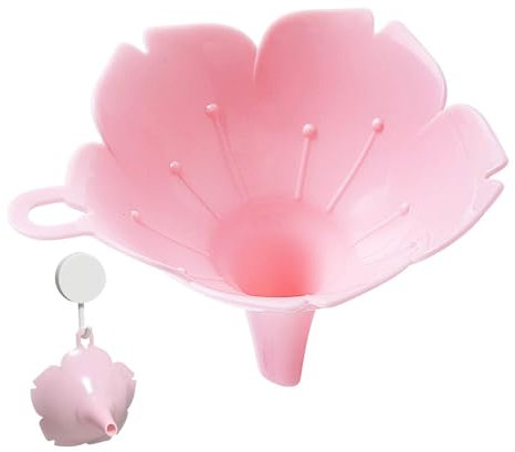 Embudos para Cocina, Embudos para Llenar Botellas - Embudos líquidos creativos,Pequeño Embudo Ligero con Mango para Cocina y baño