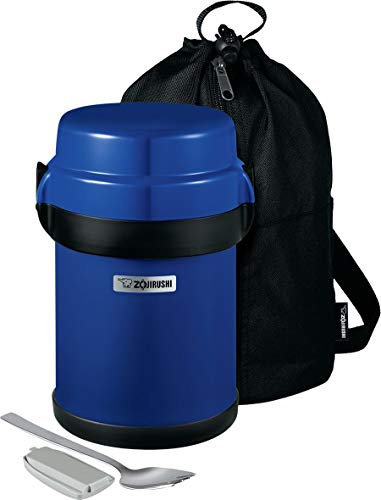 Zojirushi SL-JBE14AZ Mr. Bento Stainless Lunch Jar, Stainless Steel, Blueberry