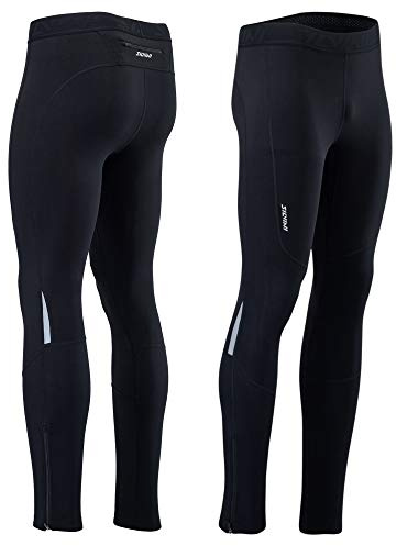 SILVINI Herren Laufhose Thermo Langlaufhose Schwarz L 30