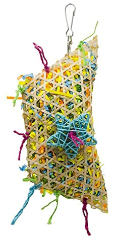 Jouets pour Oiseaux, Jouets À Mâcher pour Oiseaux, Jouets À Déchiqueter, Accessoires pour Cage À Perroquet, Jouets À Suspendre pour Perruches Et Oiseaux