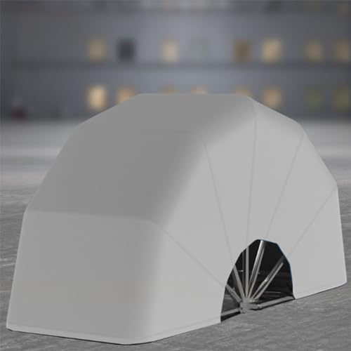 Generisch Motorradschuppen - Outdoor Halbautomatisch Faltbarer mobiler Autoschuppen, einfache Installation & Lagerung, belüftet & atmungsaktiv - Fahrradunterstand für Motorräder